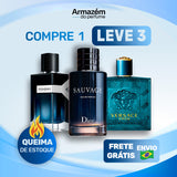 3 Perfumes Masculinos (100ml) - Y Yves Saint Laurent | Sauvage Dior | Versace Eros Versace (5 Anos Armazém do Perfume)