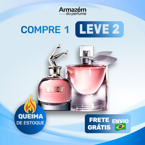 2 Perfumes Femininos (100ml) - La Vie Est Belle | Scandal (5 Anos Armazém do Perfume)